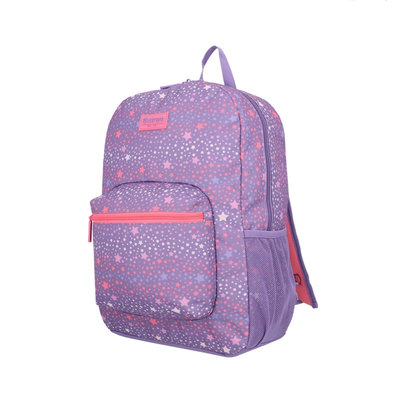 TRIPLE PACK 6XT MOCHILA NIÑA XTREM ESTRELLAS MORADO - 3