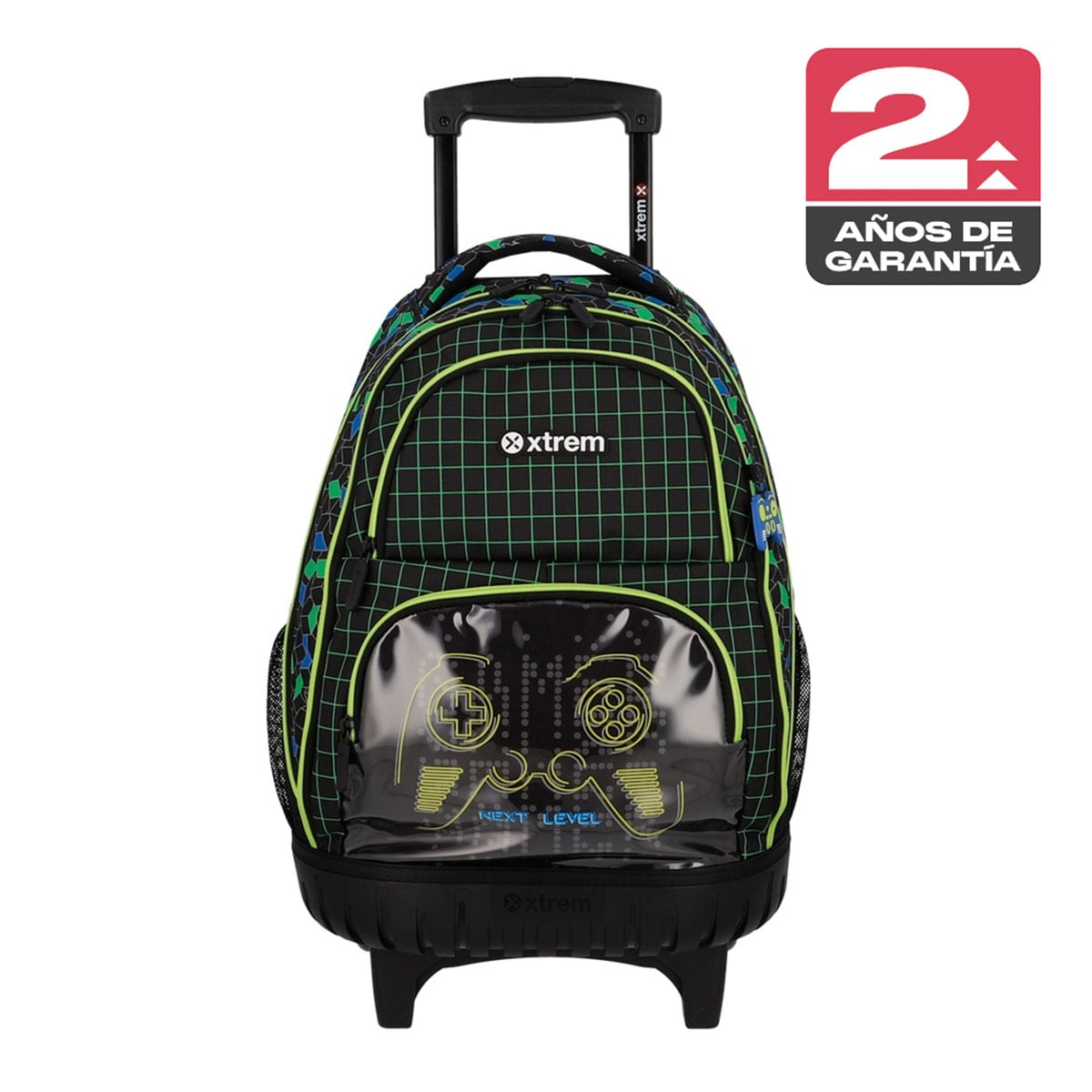 MOCHILA CON RUEDAS XTREM CROSS 6XT GAMER NEGRO - 1