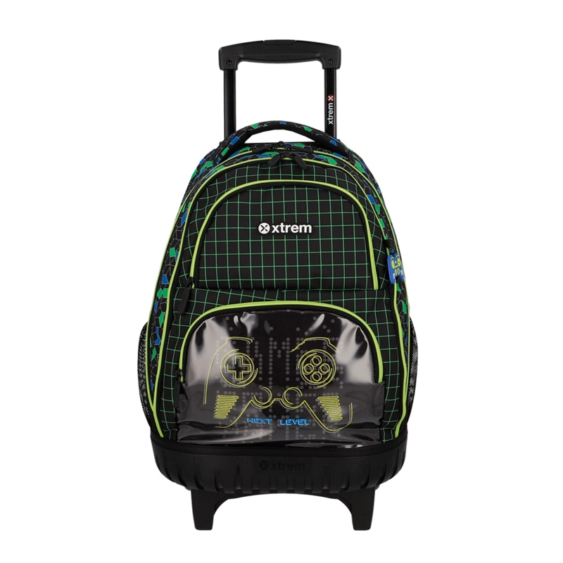 MOCHILA CON RUEDAS XTREM CROSS 6XT GAMER NEGRO - 2