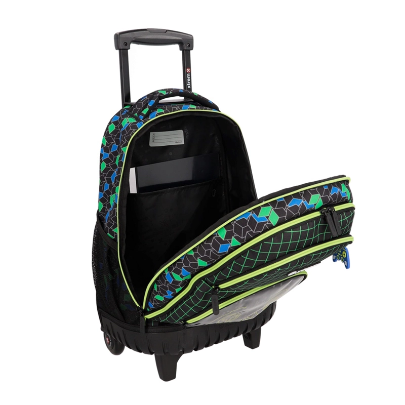 MOCHILA CON RUEDAS XTREM CROSS 6XT GAMER NEGRO - 5