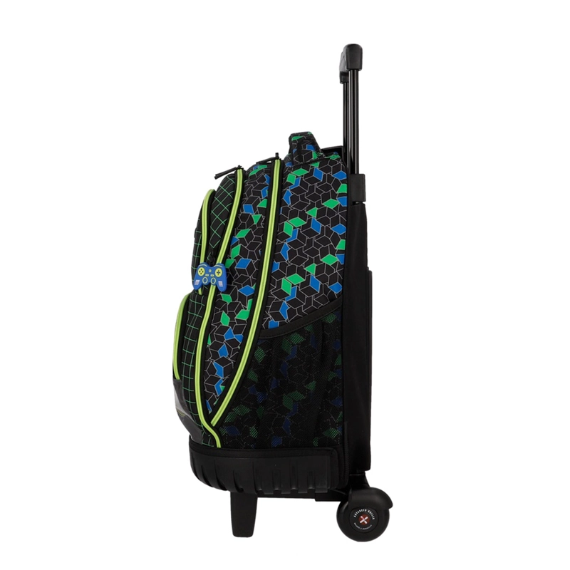 MOCHILA CON RUEDAS XTREM CROSS 6XT GAMER NEGRO - 6