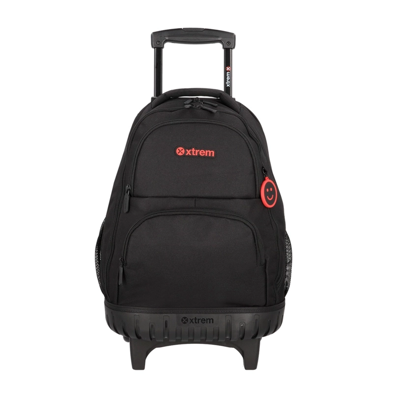 MOCHILA CON RUEDAS XTREM CROSS 6XT NEGRO/ROJO - 2