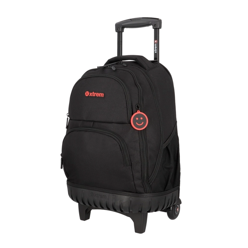 MOCHILA CON RUEDAS XTREM CROSS 6XT NEGRO/ROJO - 3