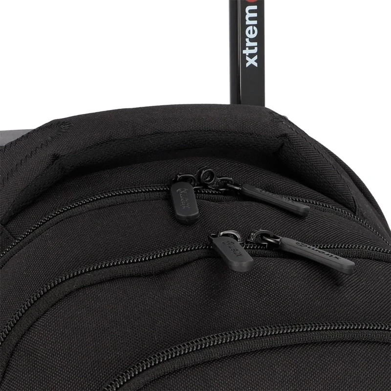 MOCHILA CON RUEDAS XTREM CROSS 6XT NEGRO/ROJO - 9