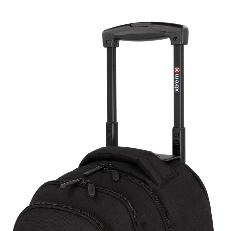 MOCHILA CON RUEDAS XTREM CROSS 6XT NEGRO/ROJO - 10