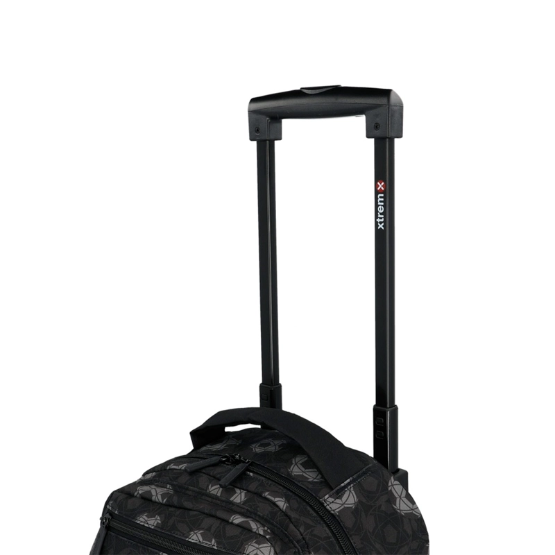 PACK MOCHILA CON RUEDAS XTREM RUN 6XT FÚTBOL NEGRO - 7