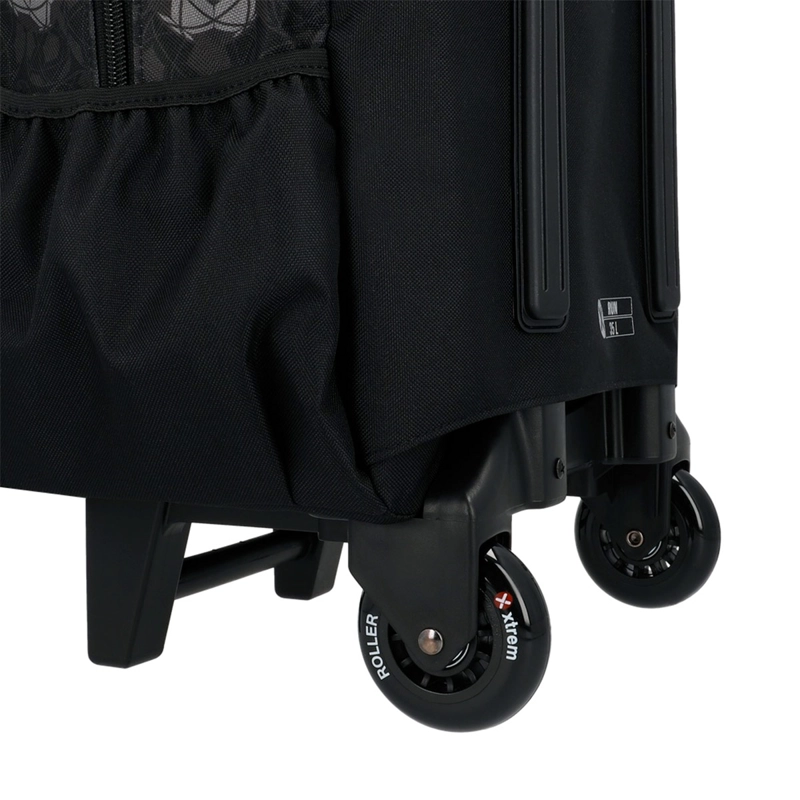 PACK MOCHILA CON RUEDAS XTREM RUN 6XT FÚTBOL NEGRO - 8