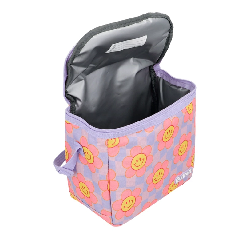 PACK MOCHILA CON RUEDAS XTREM RUN 6XT FLORES LILA - 11