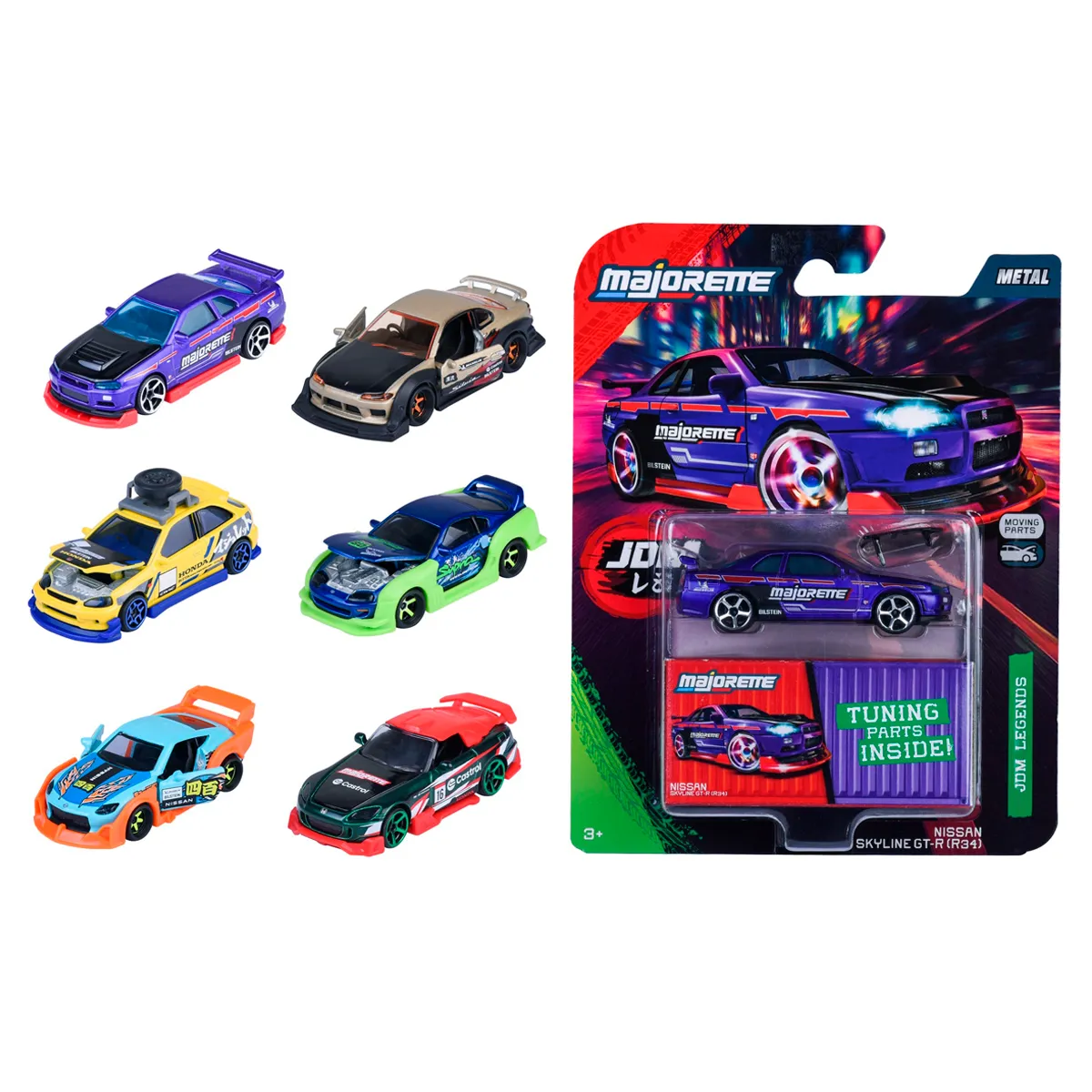 MAJORETTE JDM LEGENDS DE LUXE - 1