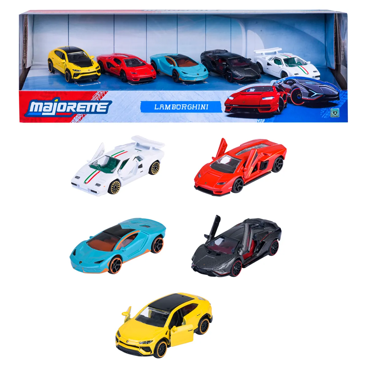 MAJORETTE LAMBORGHINI 5 FIG - 1
