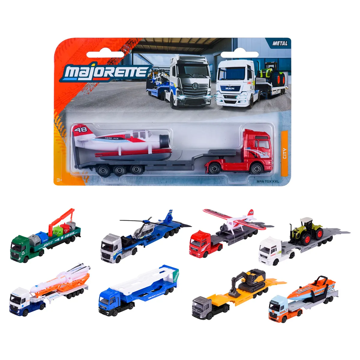 MAJORETTE TRANSPORTE 8 - MODELO ALEATORIO - 1