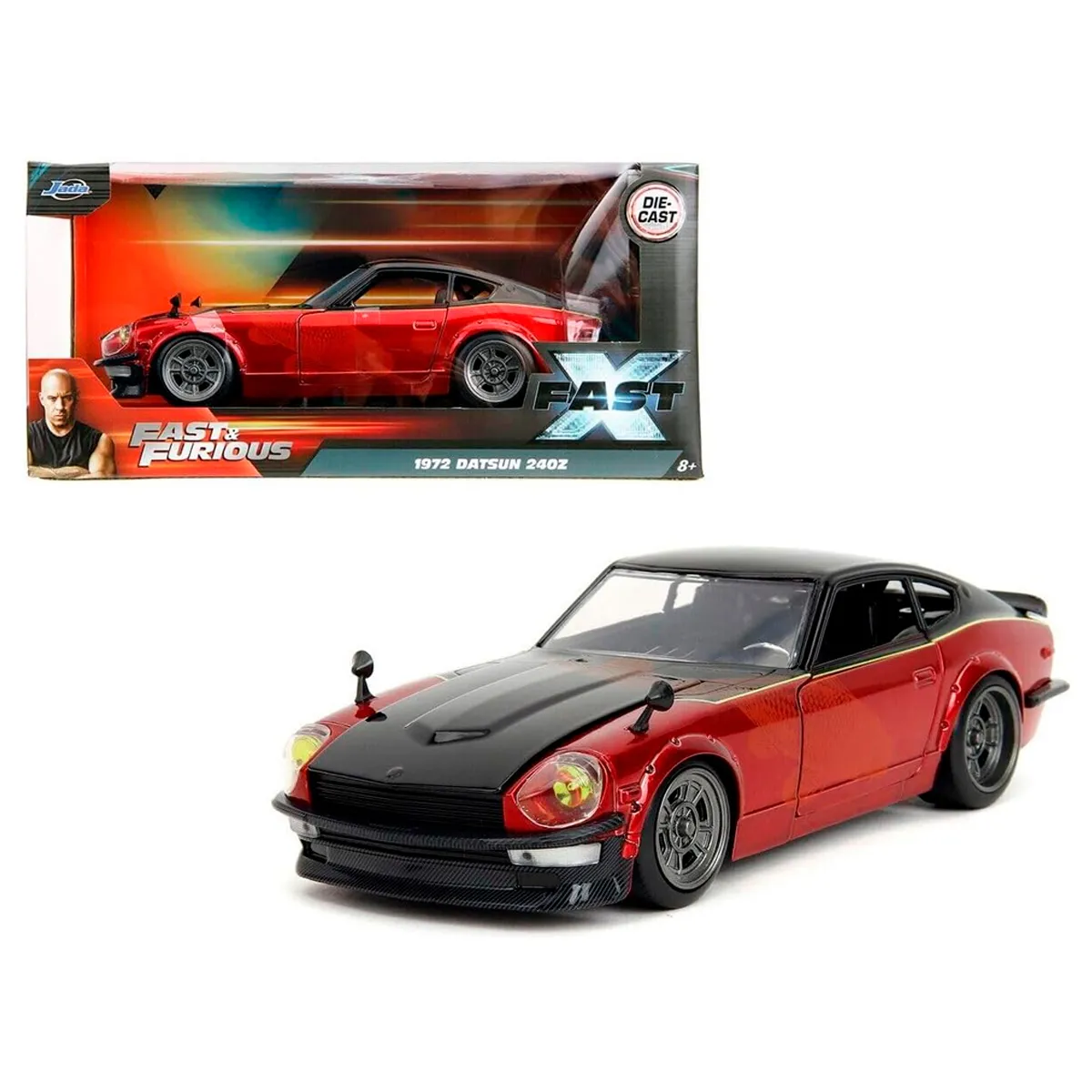 VEHÍCULO RAPIDOS Y FURIOSOS F10 DATSUN 1A24