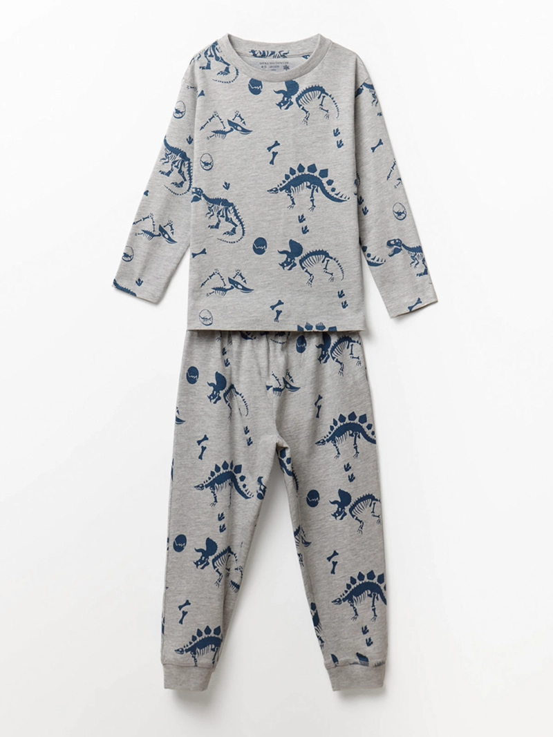 PIJAMA ALGODÓN NIÑO SFERA DINOSAURIOS - 1