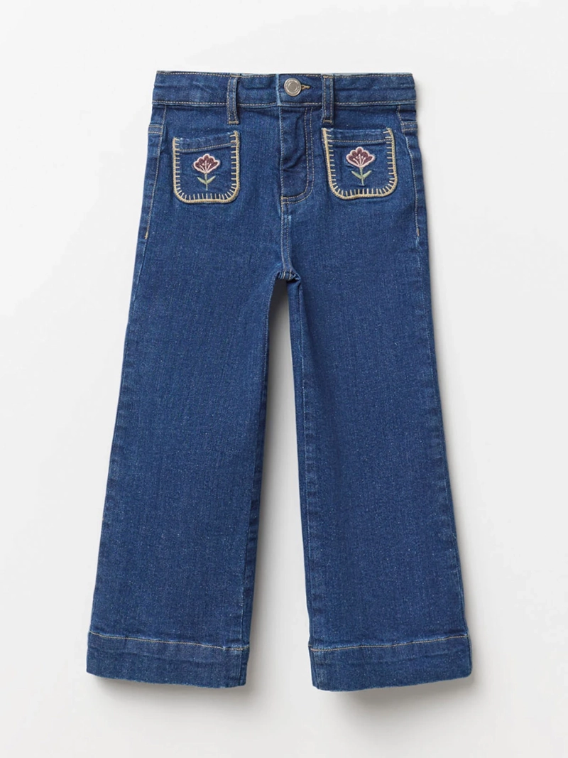 JEANS NIÑA SFERA MARINE BORDADO - 4