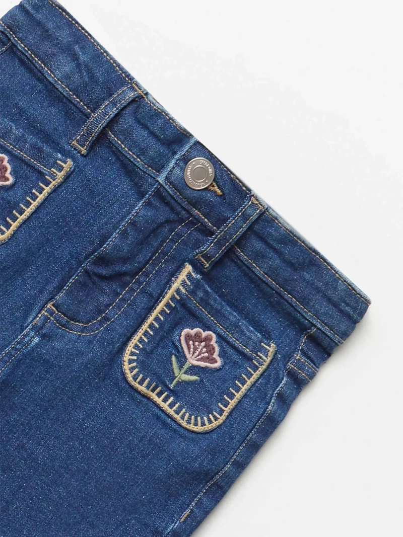 JEANS NIÑA SFERA MARINE BORDADO - 5