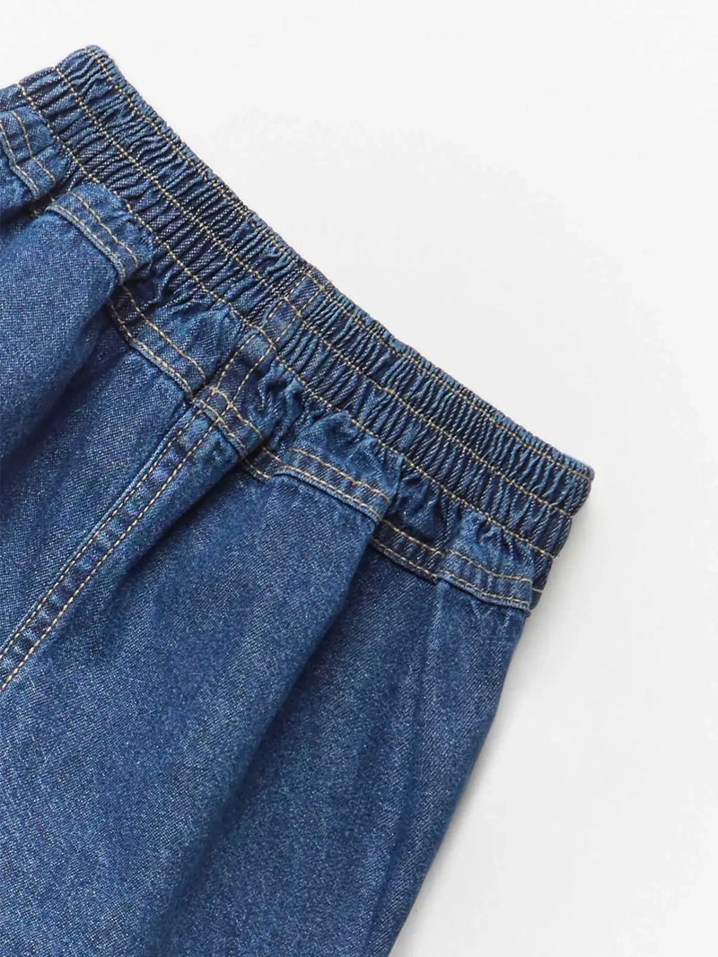 FALDA SHORT NIÑA SFERA ALGODÓN DENIM - 5