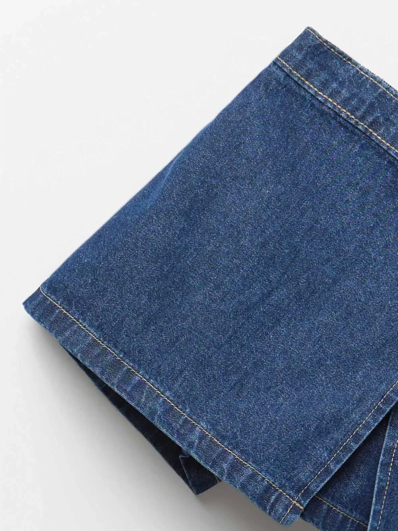 FALDA SHORT NIÑA SFERA ALGODÓN DENIM - 7