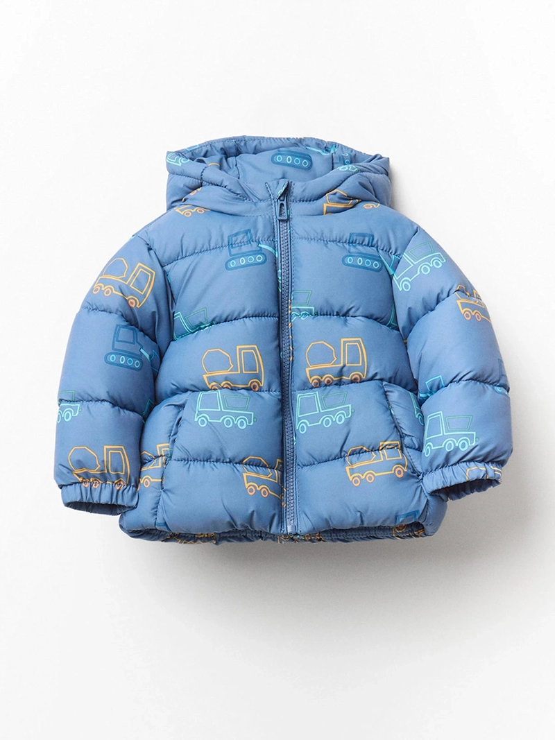 PARKA NIÑO SFERA ACOLCHADO ESTAMPADO - 1