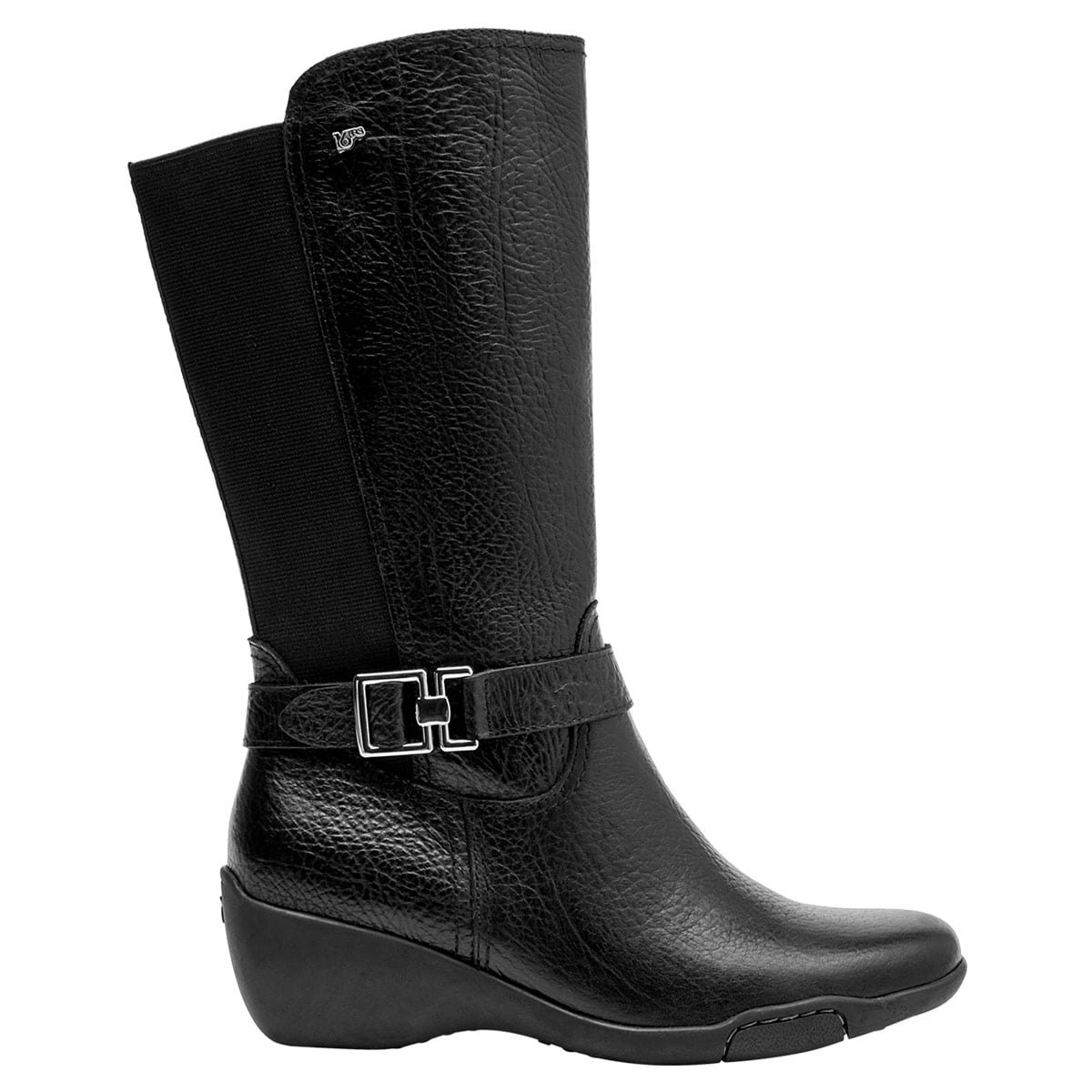 BOTAS MUJER 16 HRS NEGRO 16M0206 CUERO - 1