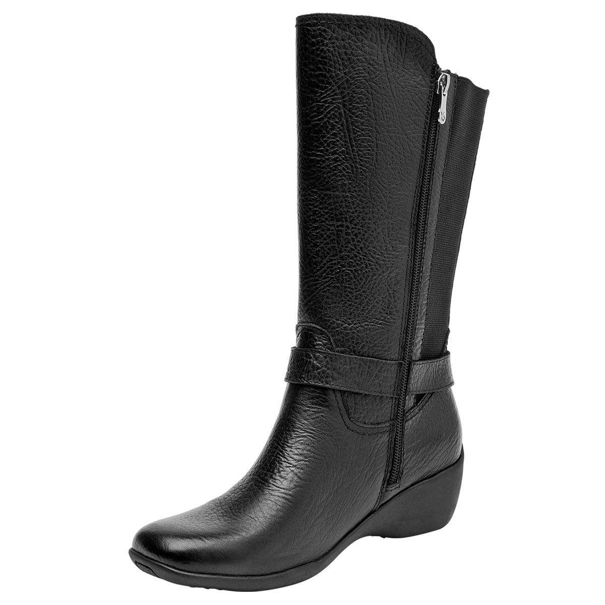 BOTAS MUJER 16 HRS NEGRO 16M0206 CUERO - 3