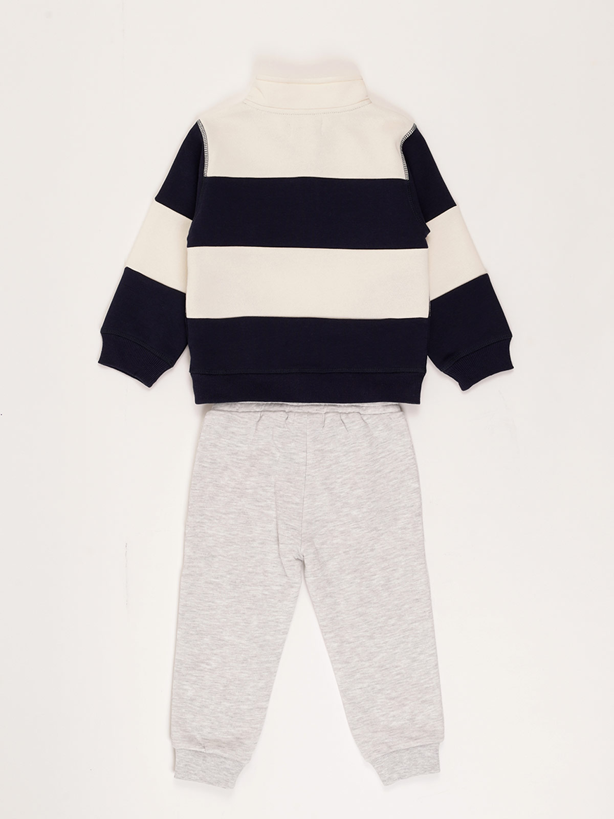 CONJUNTO NIÑO BABY HARVEST PANTALÓN BUZO Y POLERÓN CON CAPUCHA - 2