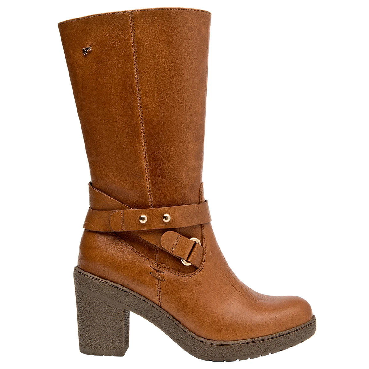 BOTAS MUJER 16 HRS CAMEL 16M0234 CUERO - 1