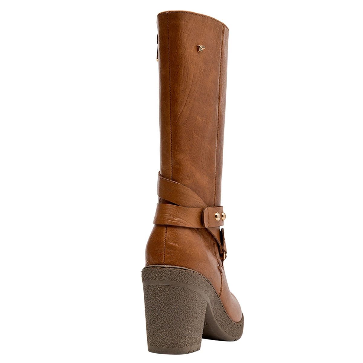 BOTAS MUJER 16 HRS CAMEL 16M0234 CUERO - 5
