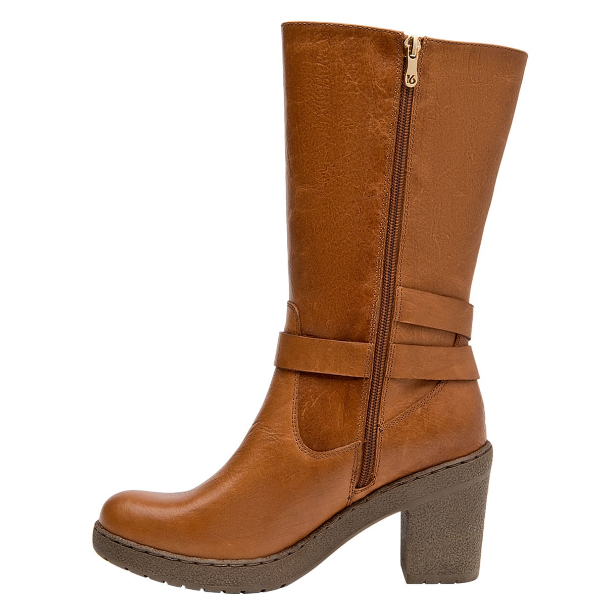 BOTAS MUJER 16 HRS CAMEL 16M0234 CUERO - 4