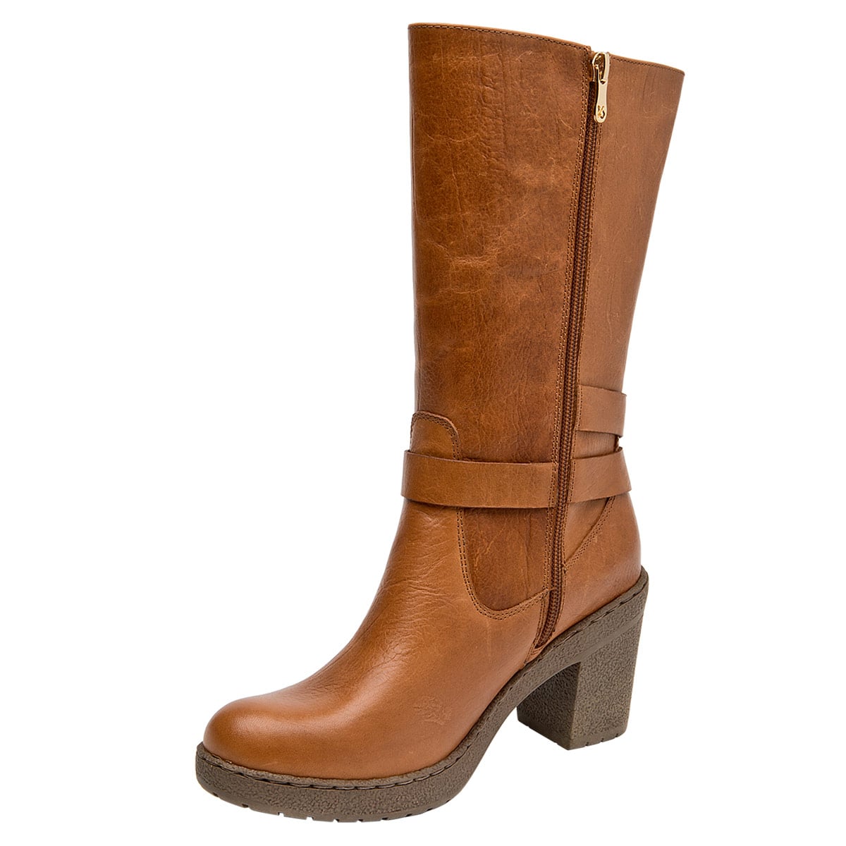 BOTAS MUJER 16 HRS CAMEL 16M0234 CUERO - 3