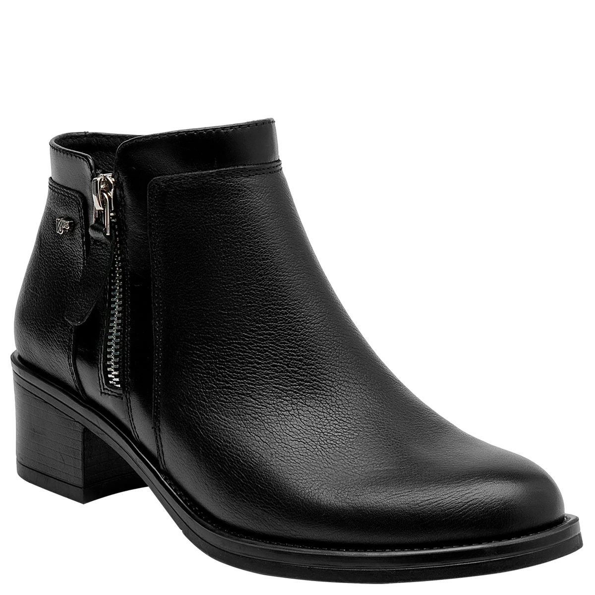 BOTINES MUJER 16 HRS NEGRO 16M0216 CUERO - 2