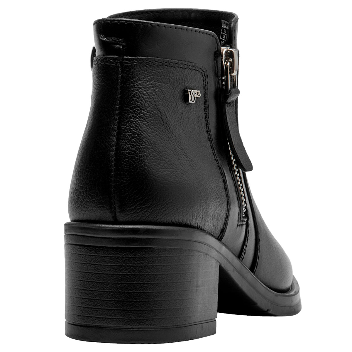 BOTINES MUJER 16 HRS NEGRO 16M0216 CUERO - 5