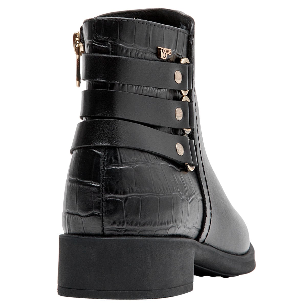 BOTINES MUJER 16 HRS NEGRO 16M0287 CUERO - 5