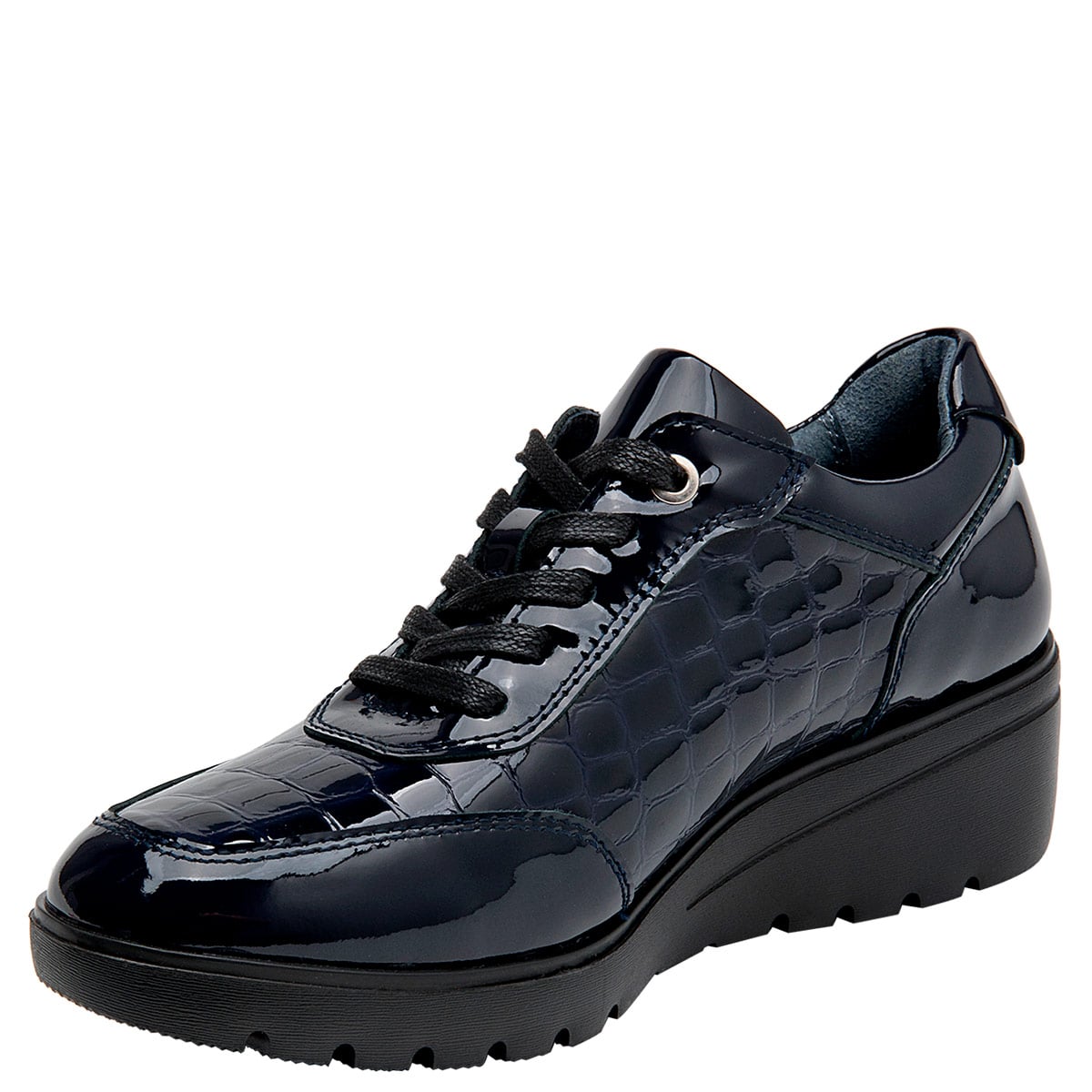 ZAPATOS MUJER 16 HRS AZUL 16M0265 CUERO - 3