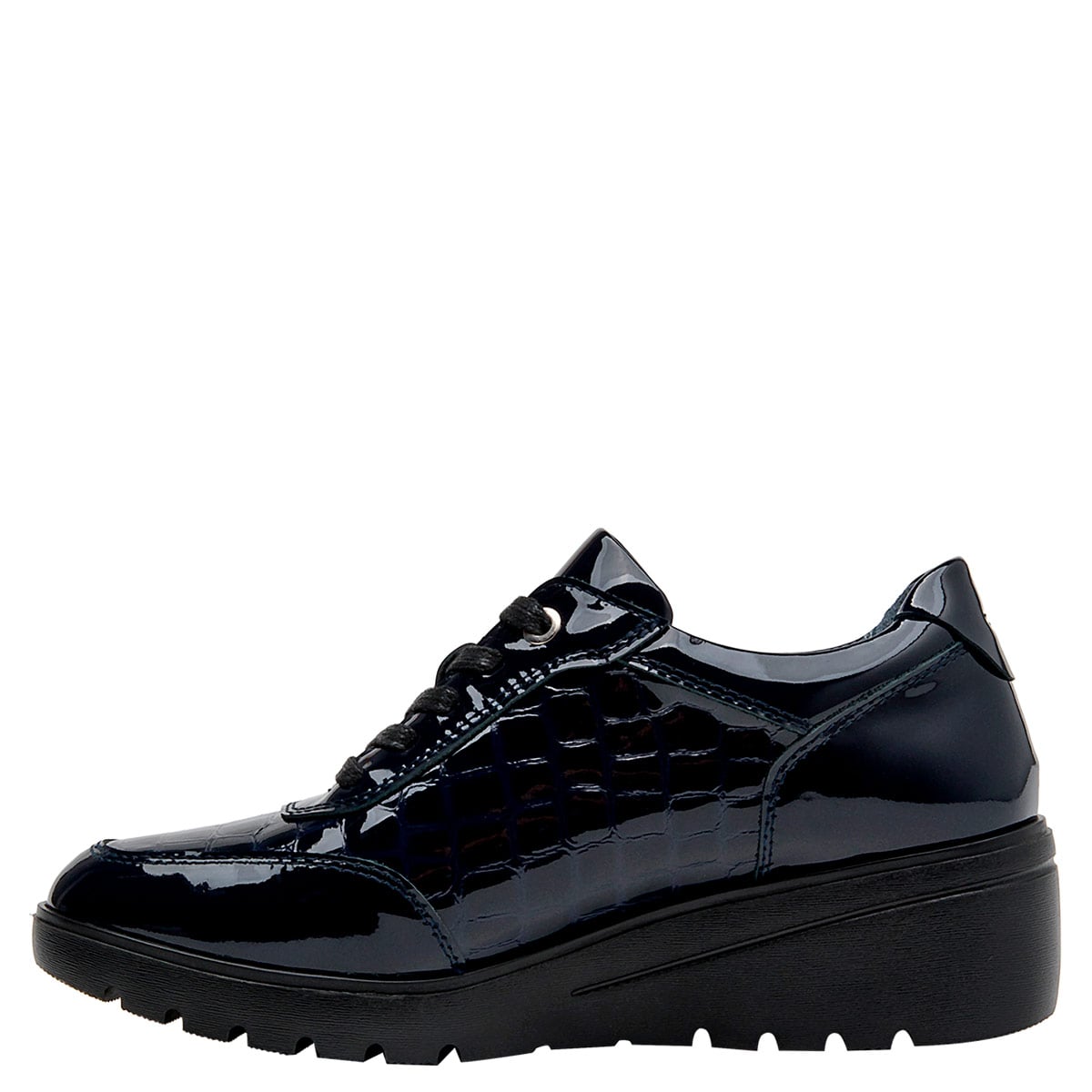 ZAPATOS MUJER 16 HRS AZUL 16M0265 CUERO - 4