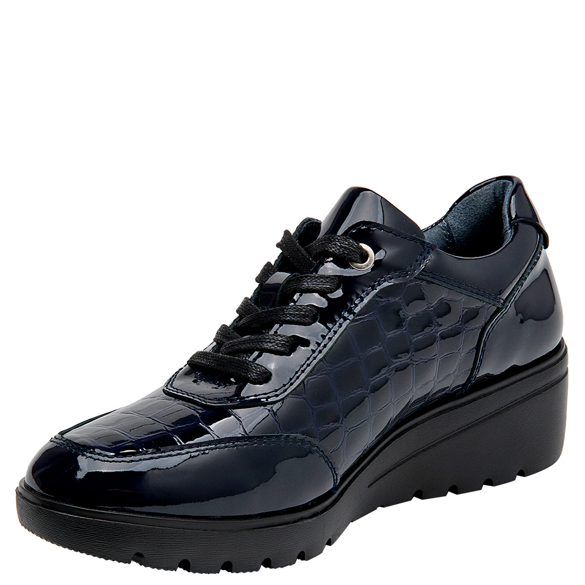 ZAPATOS MUJER 16 HRS AZUL 16M0265 CUERO - 3
