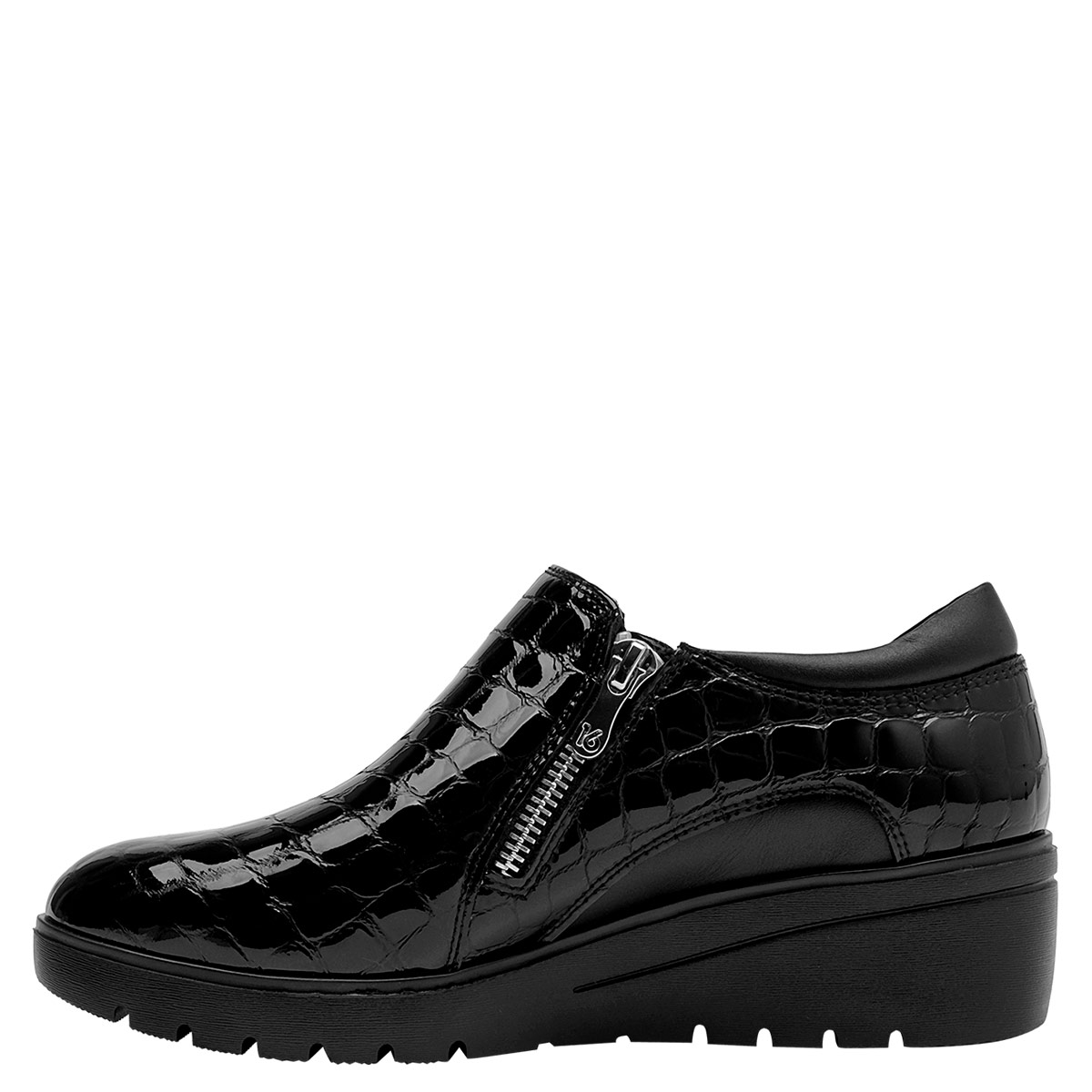 ZAPATOS MUJER 16 HRS NEGRO 16M0148 CUERO - 4