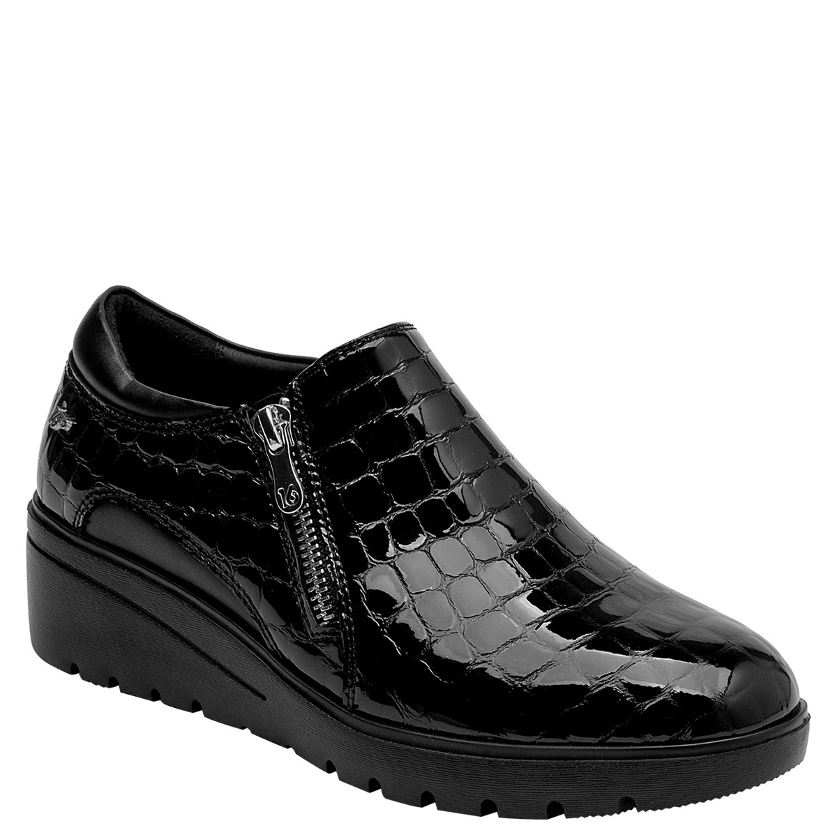 ZAPATOS MUJER 16 HRS NEGRO 16M0148 CUERO - 2