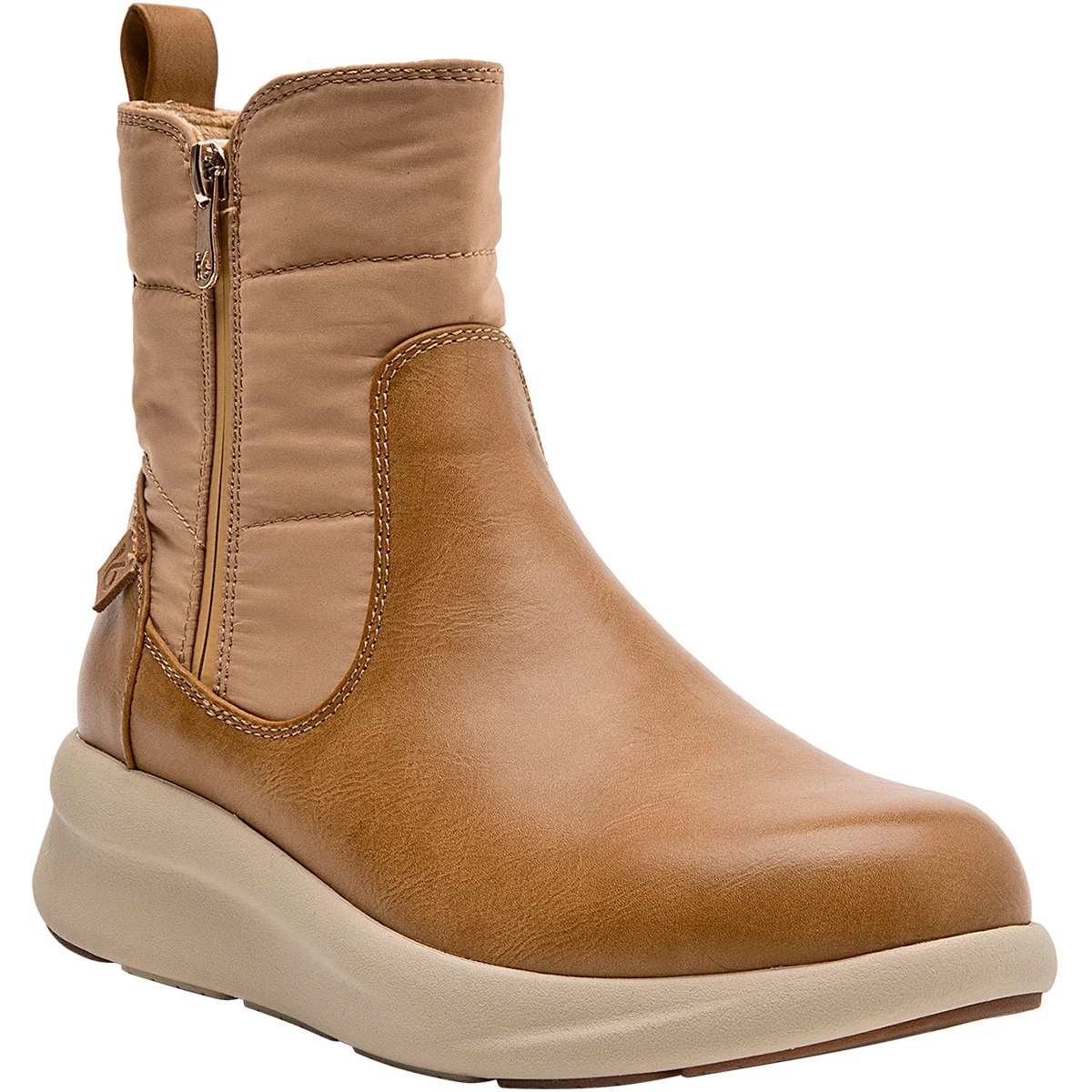 BOTINES MUJER 16 HRS BEIGE 16M0304 CUERO - 2