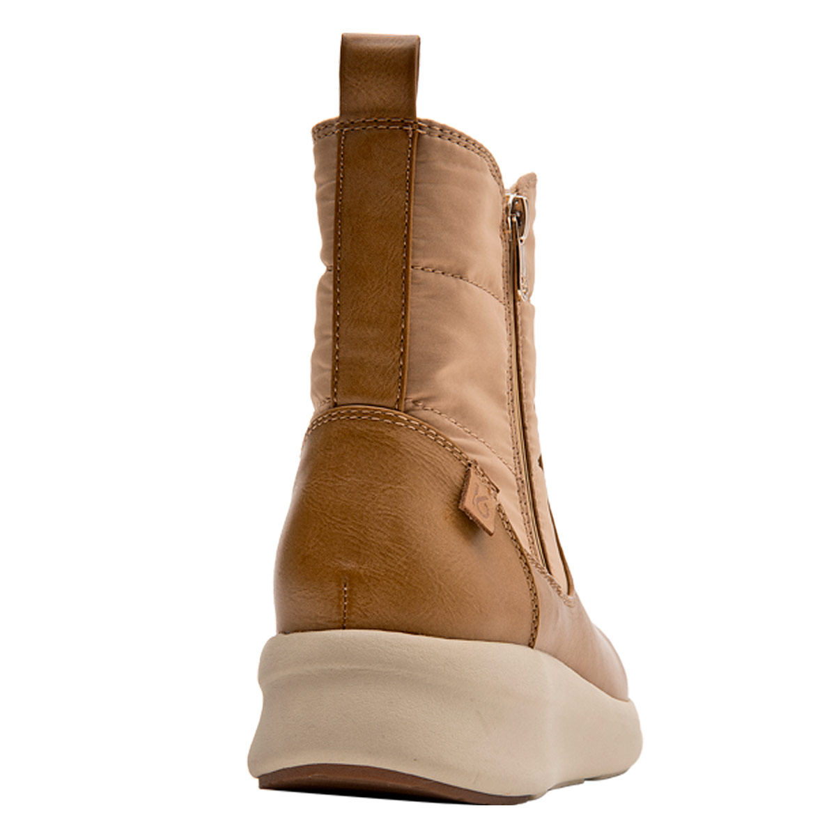 BOTINES MUJER 16 HRS BEIGE 16M0304 CUERO - 5