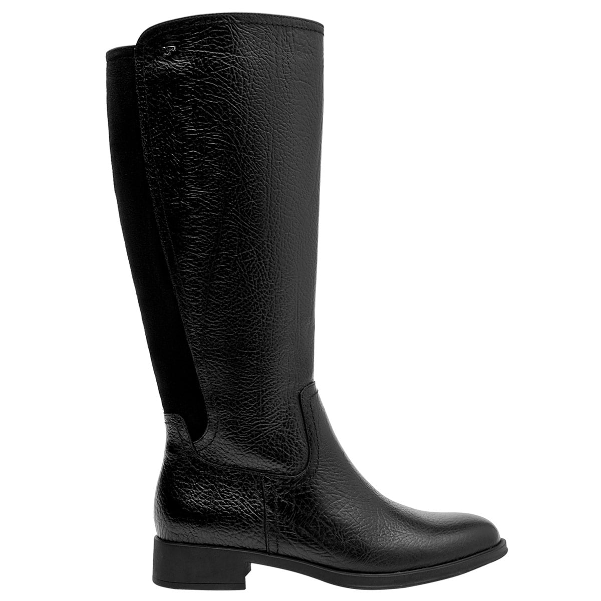 BOTAS MUJER 16 HRS NEGRO 16M0349 CUERO - 1