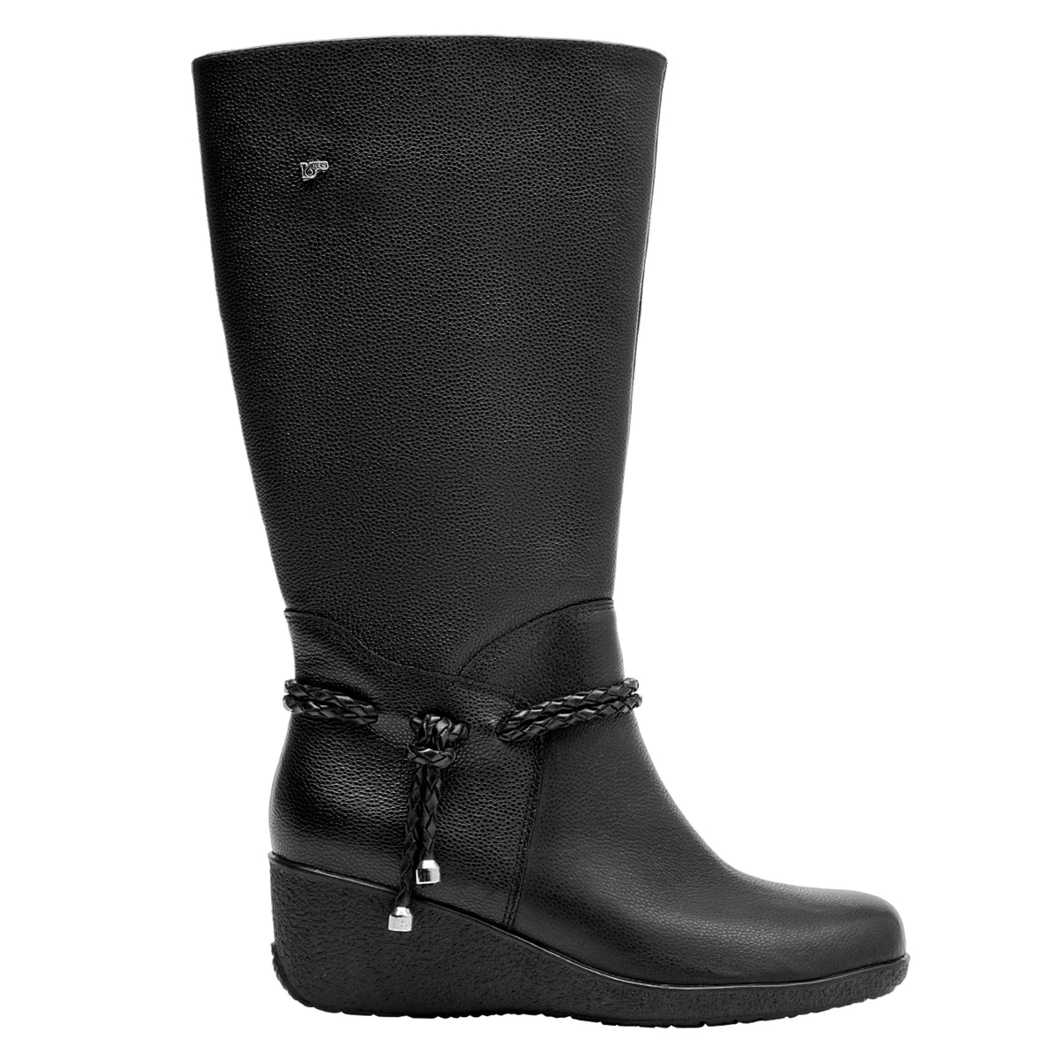 BOTAS MUJER 16 HRS NEGRO 16M0351 CUERO - 1