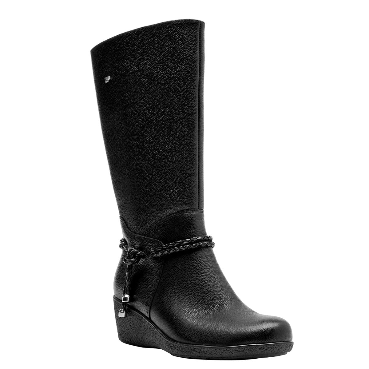 BOTAS MUJER 16 HRS NEGRO 16M0351 CUERO - 2