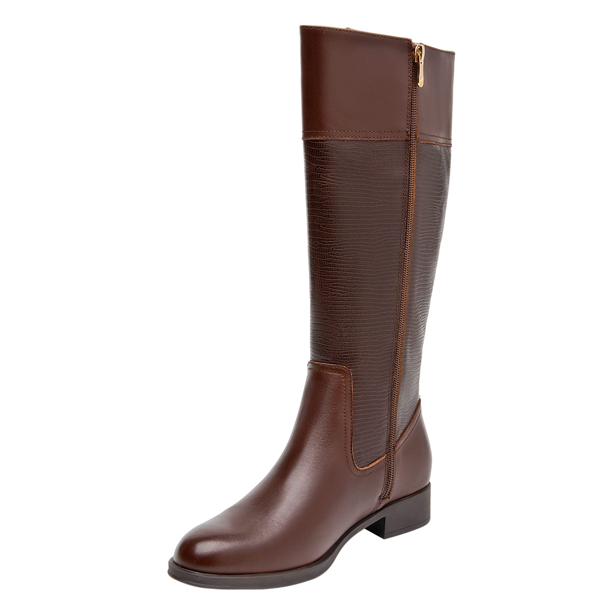 BOTAS MUJER 16 HRS CAFÉ 16M0353 CUERO - 3