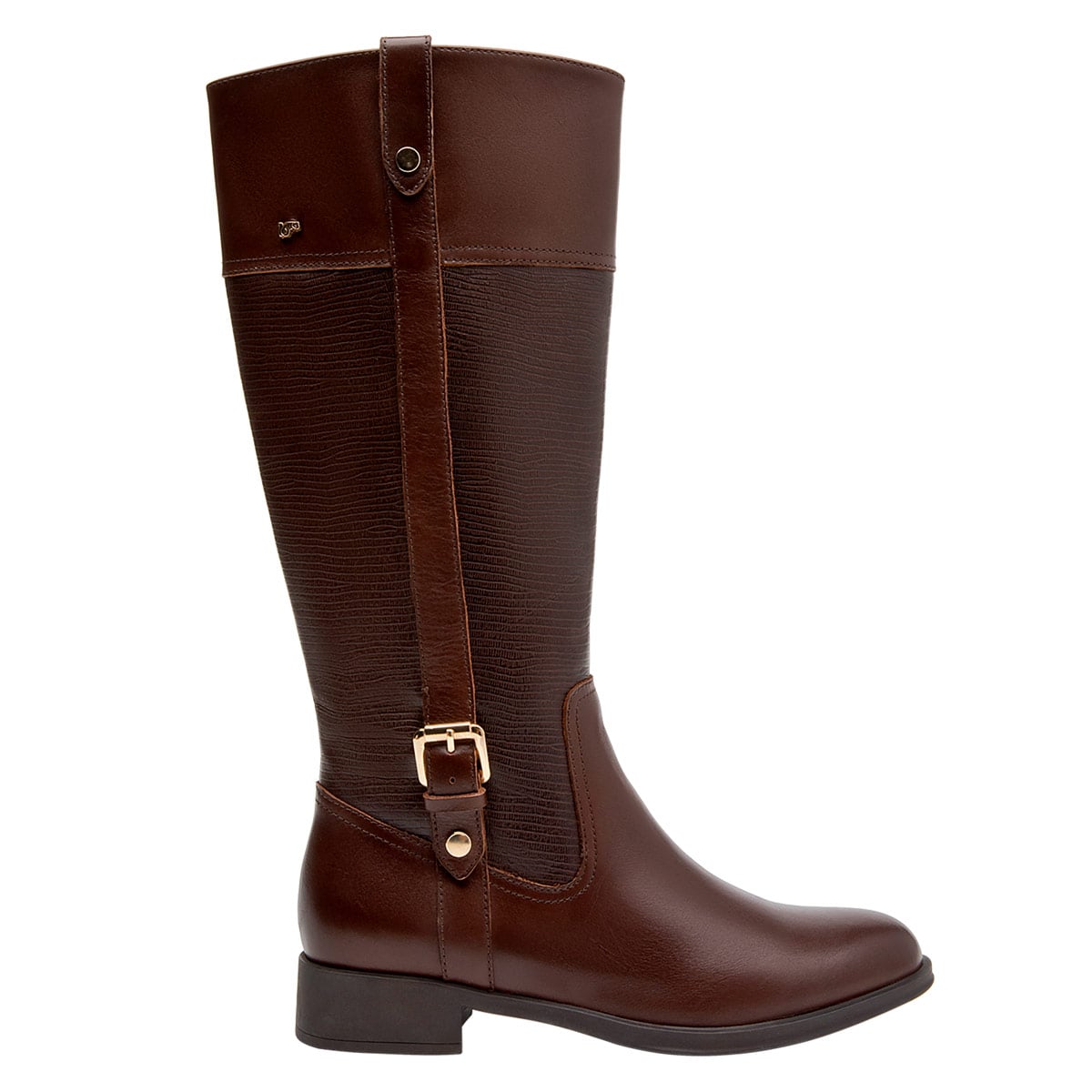 BOTAS MUJER 16 HRS CAFÉ 16M0353 CUERO - 1