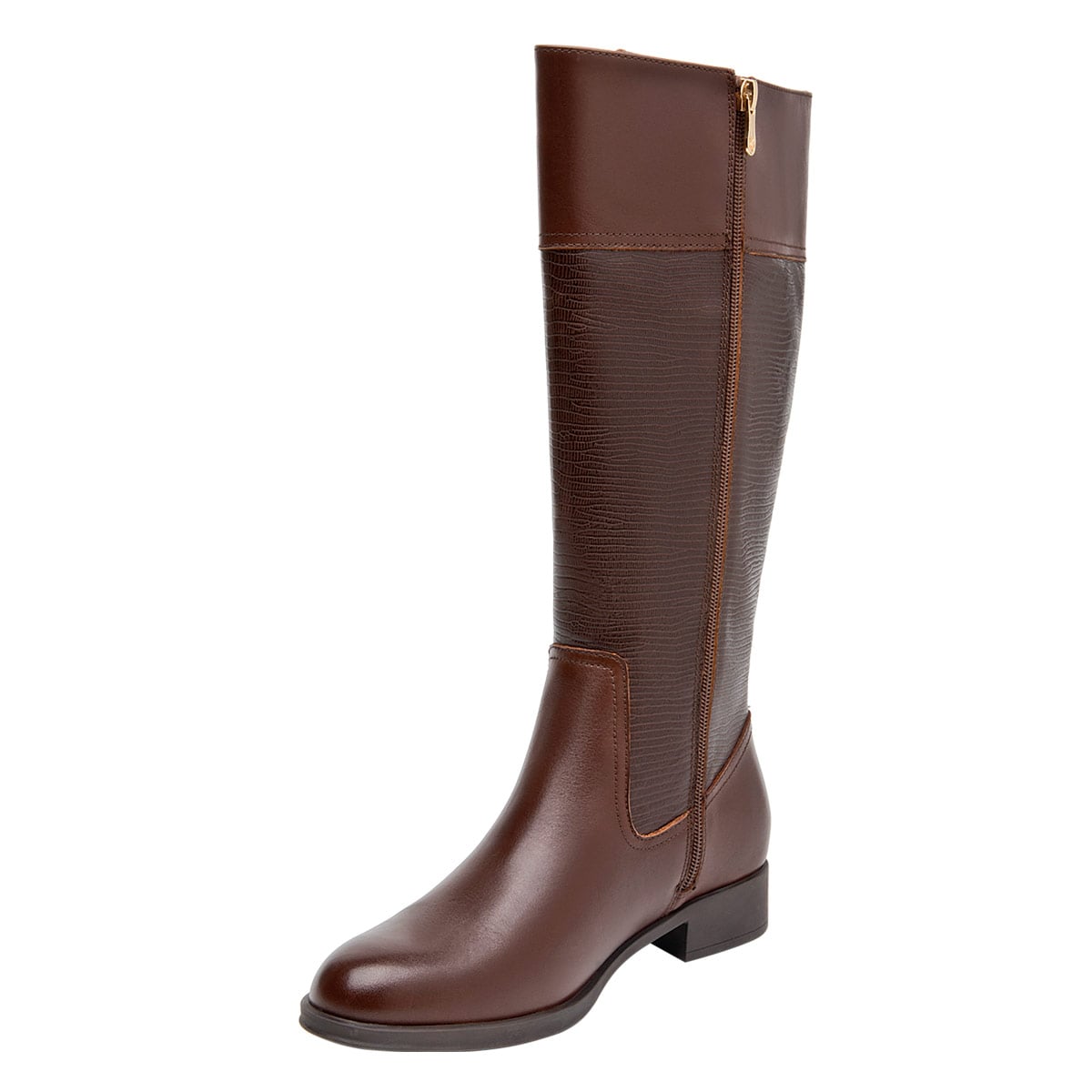 BOTAS MUJER 16 HRS CAFÉ 16M0353 CUERO - 3