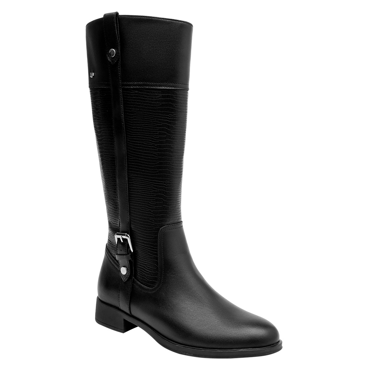 BOTAS MUJER 16 HRS NEGRO 16M0353 CUERO - 2