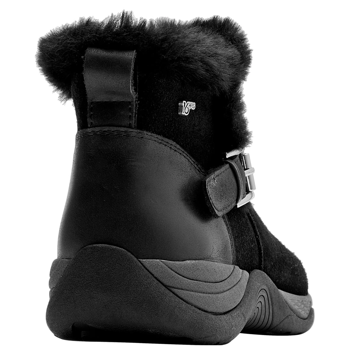 BOTINES MUJER 16 HRS NEGRO 16M0348 CUERO - 5