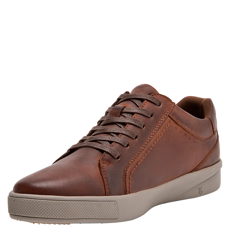 ZAPATILLAS HOMBRE 16 HRS CASUALES CAFÉ 16H0124 CUERO - 3