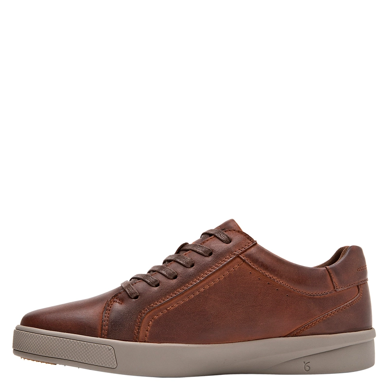 ZAPATILLAS HOMBRE 16 HRS CASUALES CAFÉ 16H0124 CUERO - 4