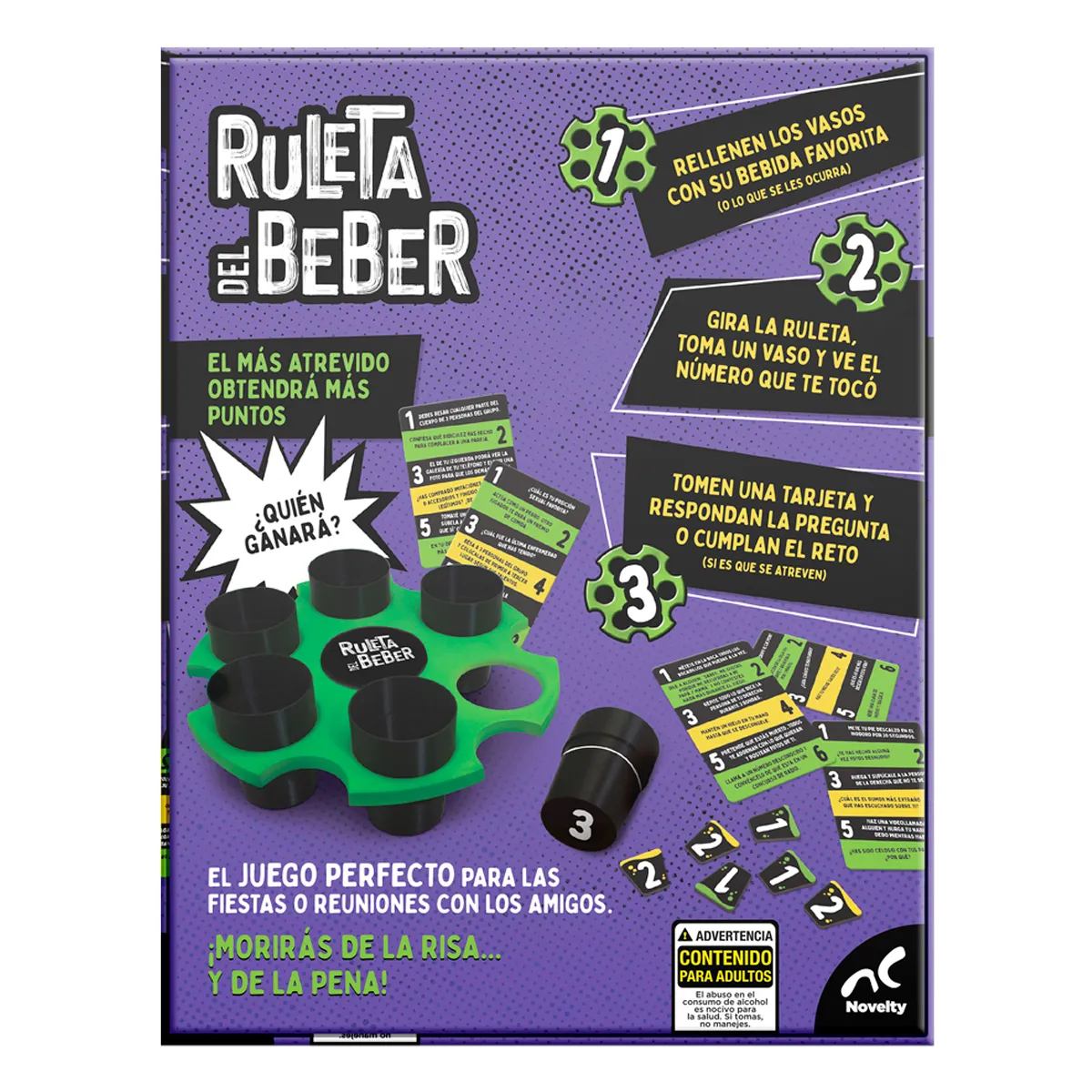 JUEGO RULETA DEL BEBER - 5